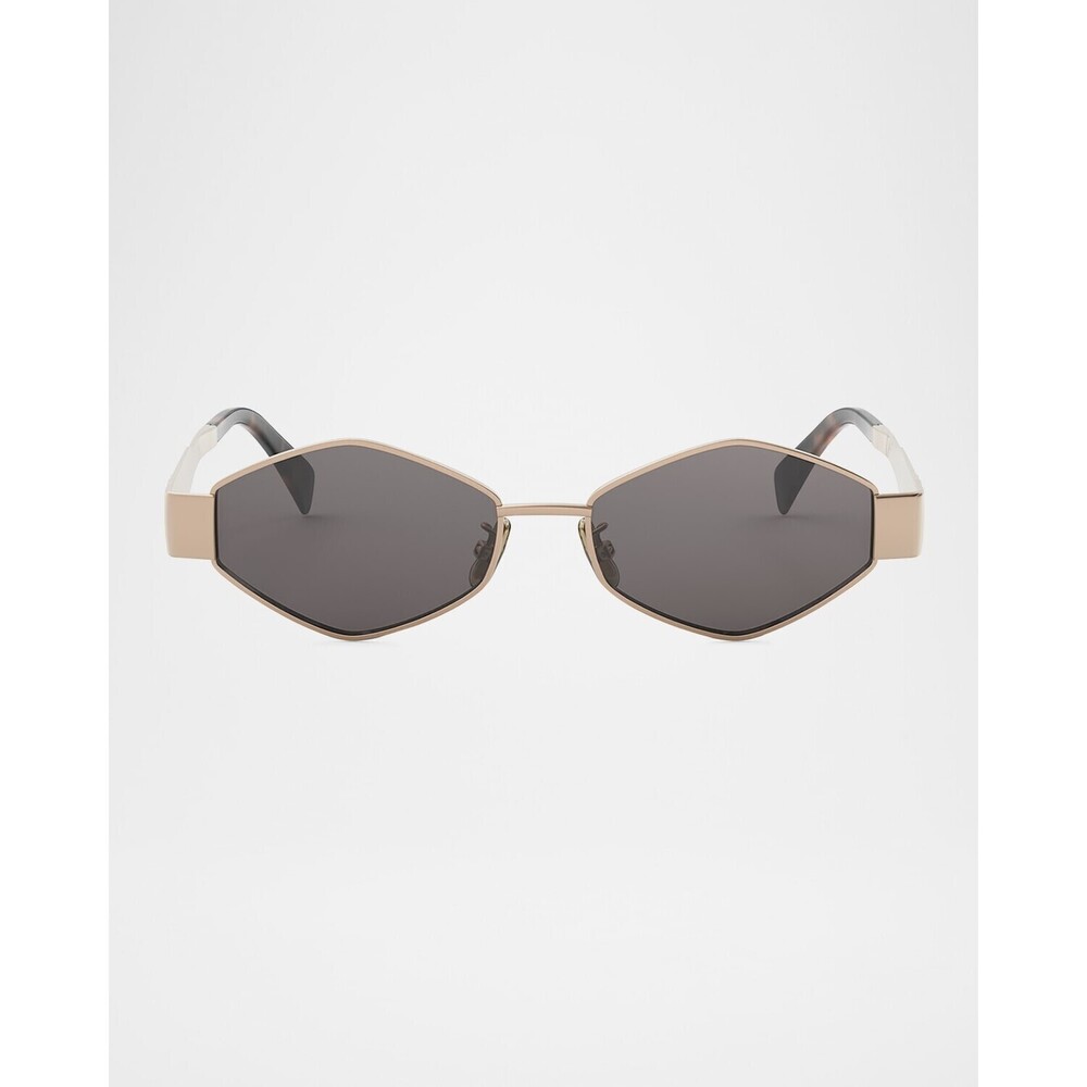 Celine CL40254U Sunglasses Shiny Rose Gold Acetate/Metal - Picture 3 of 4